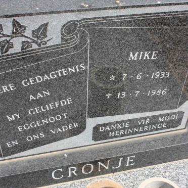 CRONJE Mike 1933-1986