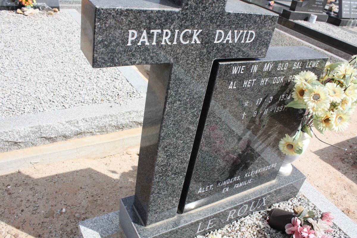 ROUX Patrick David, le 1934-1997