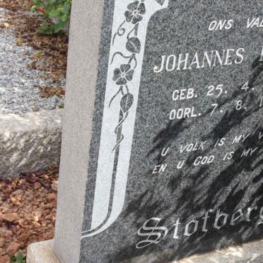 STOFBERG Johannes Petrus 1889-1964