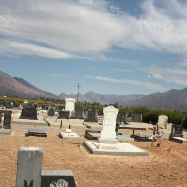 Western Cape, DE DOORNS, Bovalleipad, Nuwe NG Kerk begraafplaas