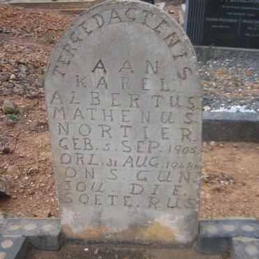 NORTIER Karel Albertus Mathenus 1905-1944