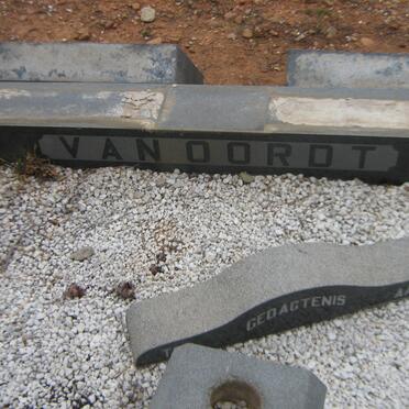 OORDT Arie Gysbert, van 1912-1970 &amp; Helena Maria CLAASSEN 1906-1978 