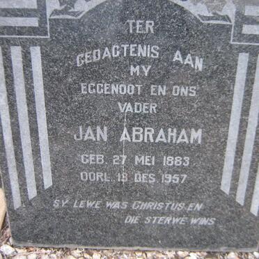 ? Jan Abraham 1883-1957
