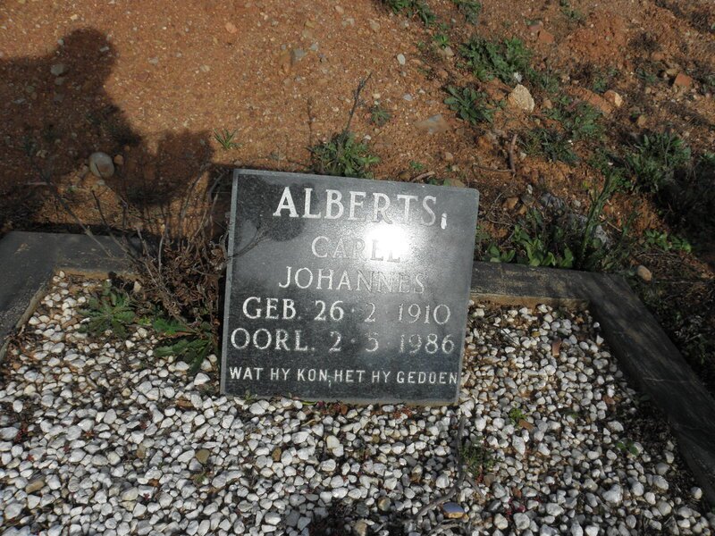 ALBERTS Carel Johannes 1910-1986