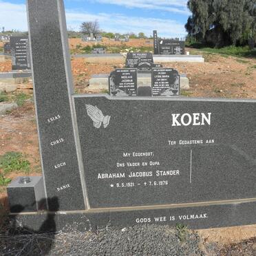 KOEN Abraham Jacobus Stander 1921-1976