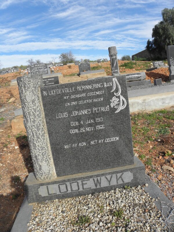 LODEWYK Louis Johannes Petrus 1913-1966