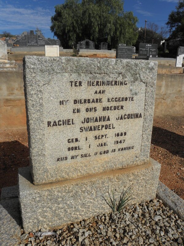 SWANEPOEL Rachel Johanna Jacomina 1889-1947