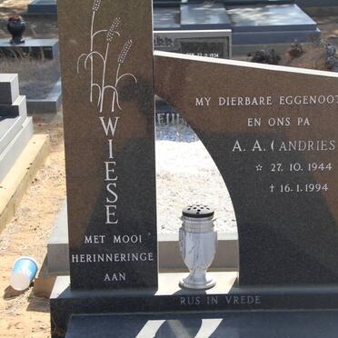 WIESE A.A. 1944-1994