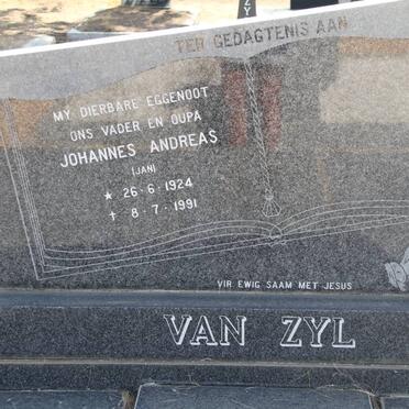 ZYL Johannes Andreas, van 1924-1991