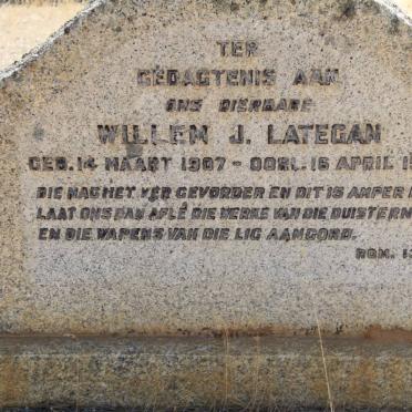 LATEGAN Willem J. 1907-1946