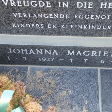 SMIT Izak Jacobus 1927-1991 &amp; Johanna Magrieta 1927-2008