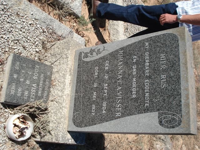 VISSER Johanna C.A. 1904-1937 :: VISSER Koos 1929-1996