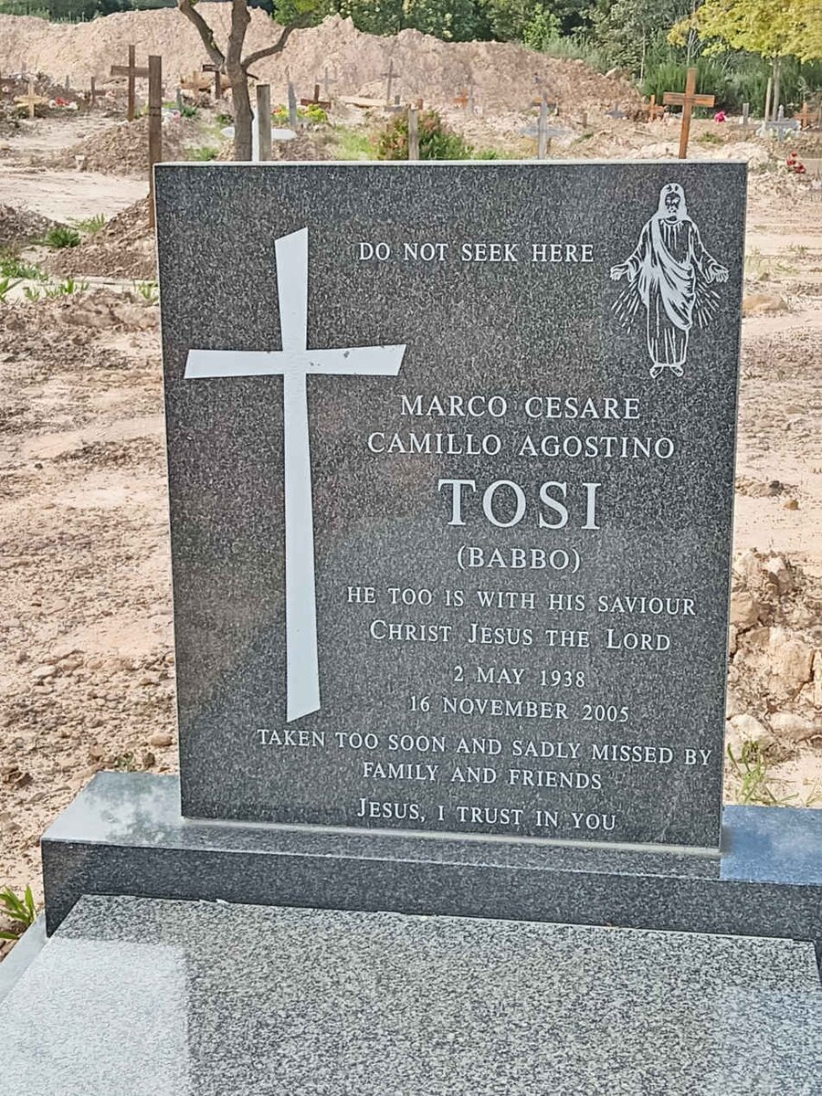 TOSI Marco Cesare Camillo Agostino 1938-2005