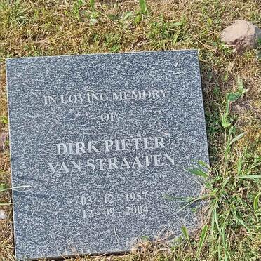 STRAATEN Dirk Pieter, van 1957-2004