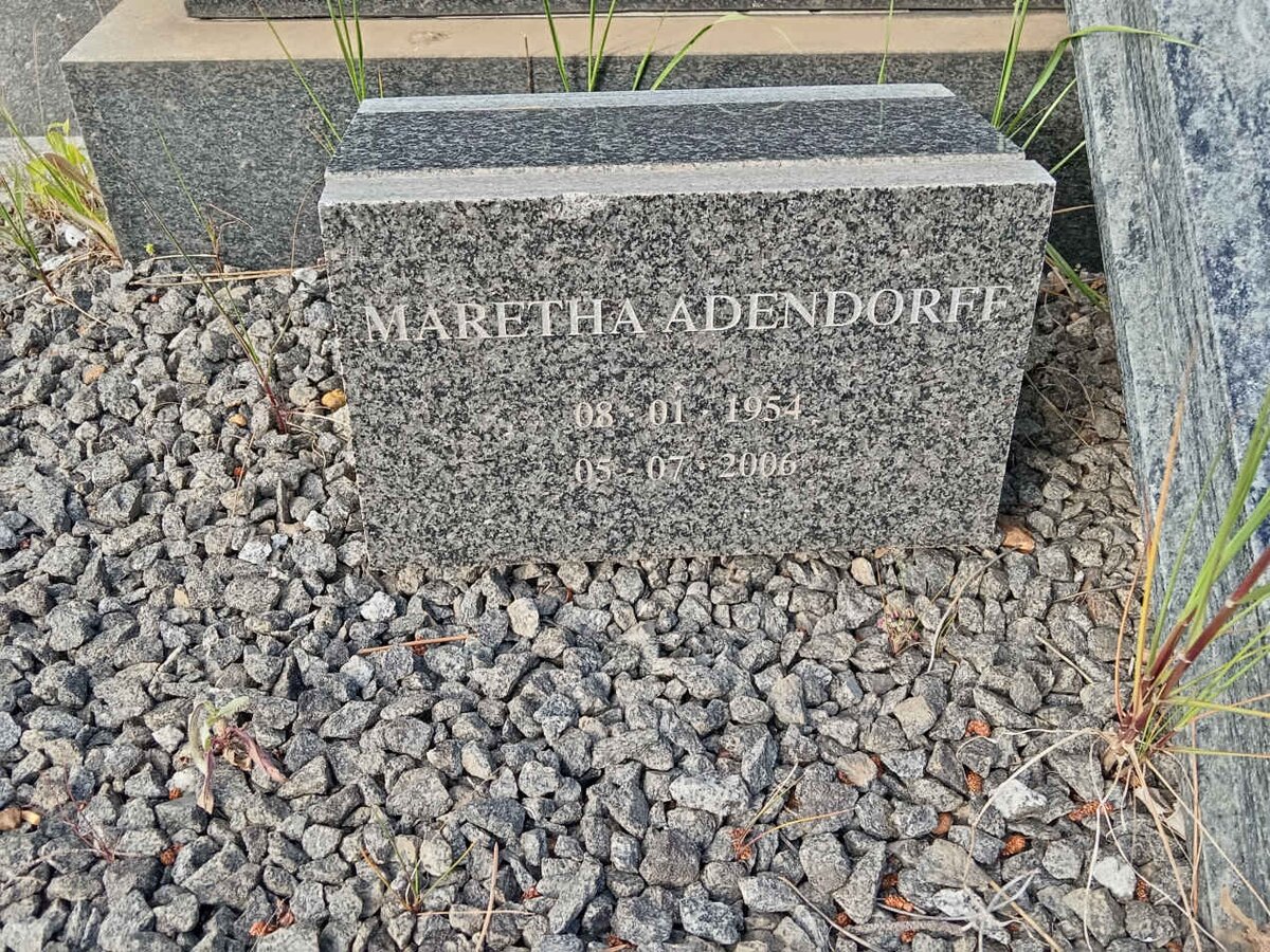 ADENDORFF Maretha 1954-2006