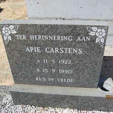 CARSTENS Apie 1922-1990