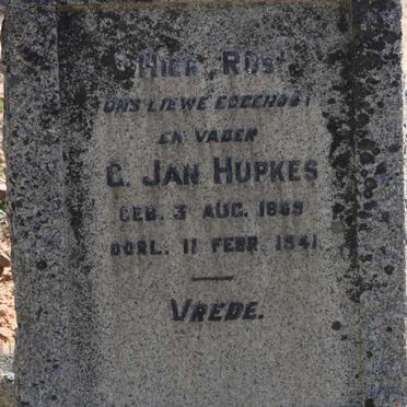 HUPKES G. Jan 1869-1941