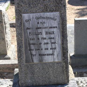 ROUX Paulus 1845-1927