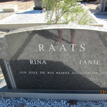RAATS Fanie &amp; Rina