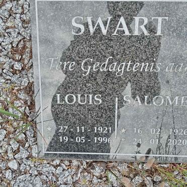 SWART Louis 1921-1996 & Salome 1926-2020 :: SWART Baba _2
