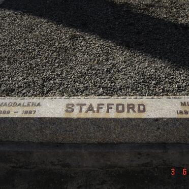 STAFFORD Michiel 1891-1966 &amp; Magdalena 1896-1967