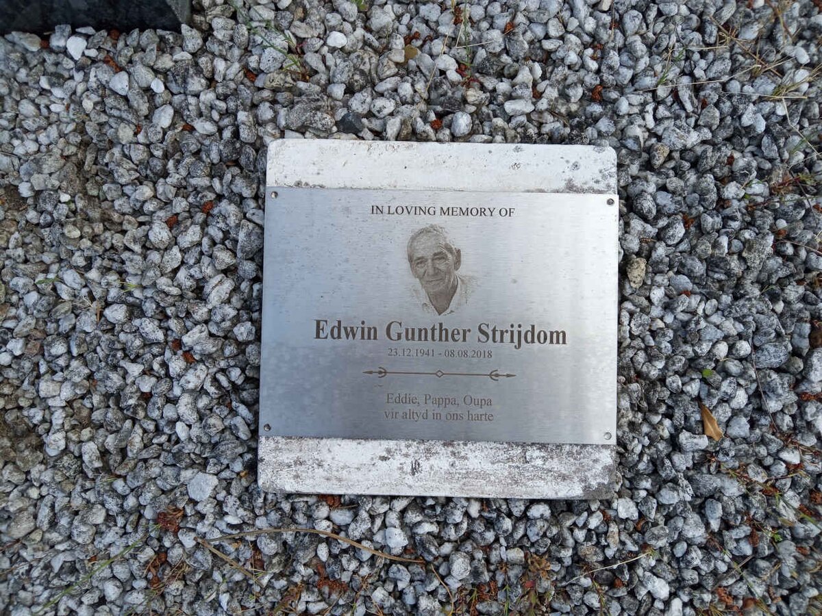 STRIJDOM Edwin Gunter 1941-2018