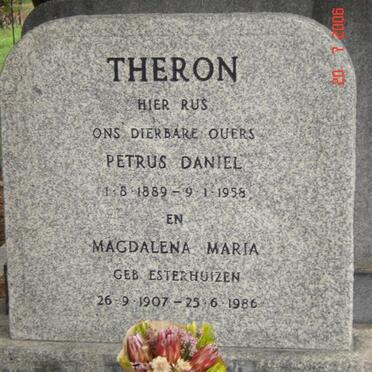 THERON Petrus Daniel 1889-1958 &amp; Magdalena Maria ESTERHUIZEN 1907-1986