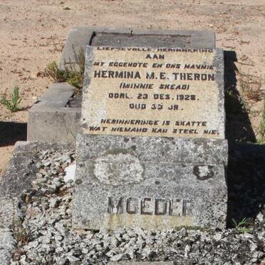 THERON Hermina M.E. nee SKEAD -1928