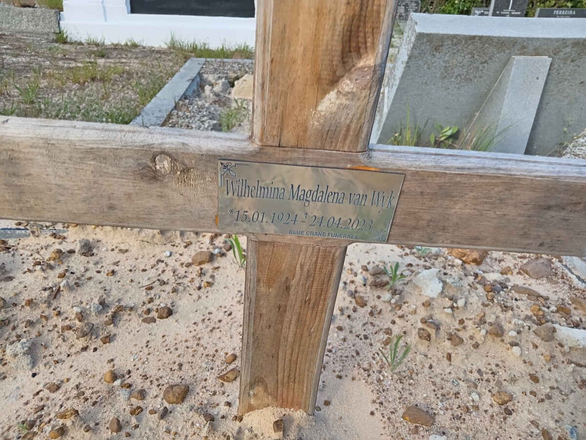 WYK Wilhelmina Magdalena, van 1924-2023