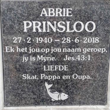 PRINSLOO Abrie 1940-2018