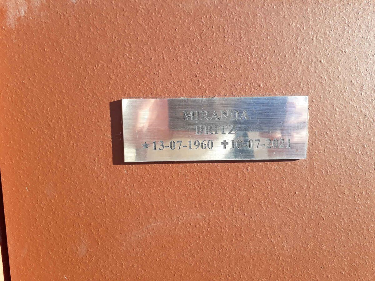 BRITZ Miranda 1960-2021