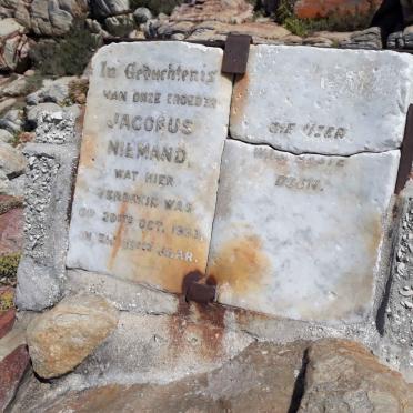NIEMAND Jacobus -1939