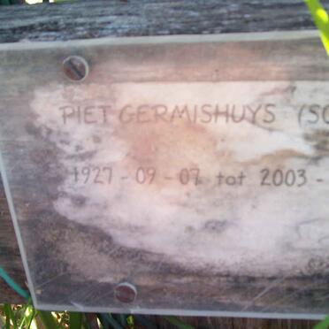 GERMISHUYS Piet 1927-2003
