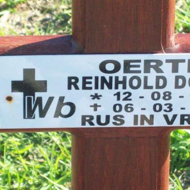 OERTEL Reinhold Donald 1942-2010