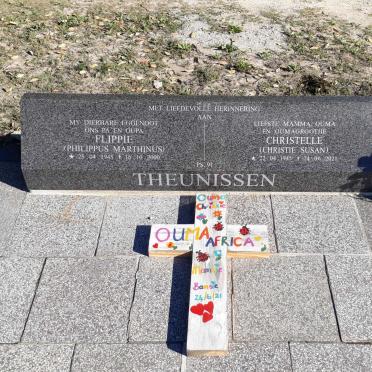 THEUNISSEN Philippus Marthinus 1945-2000 &amp; Christie Susan 1945-2021