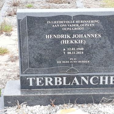 TERBLANCHE Hendrik Johannes 1940-2014
