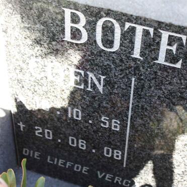 BOTES Coen 1956-2008