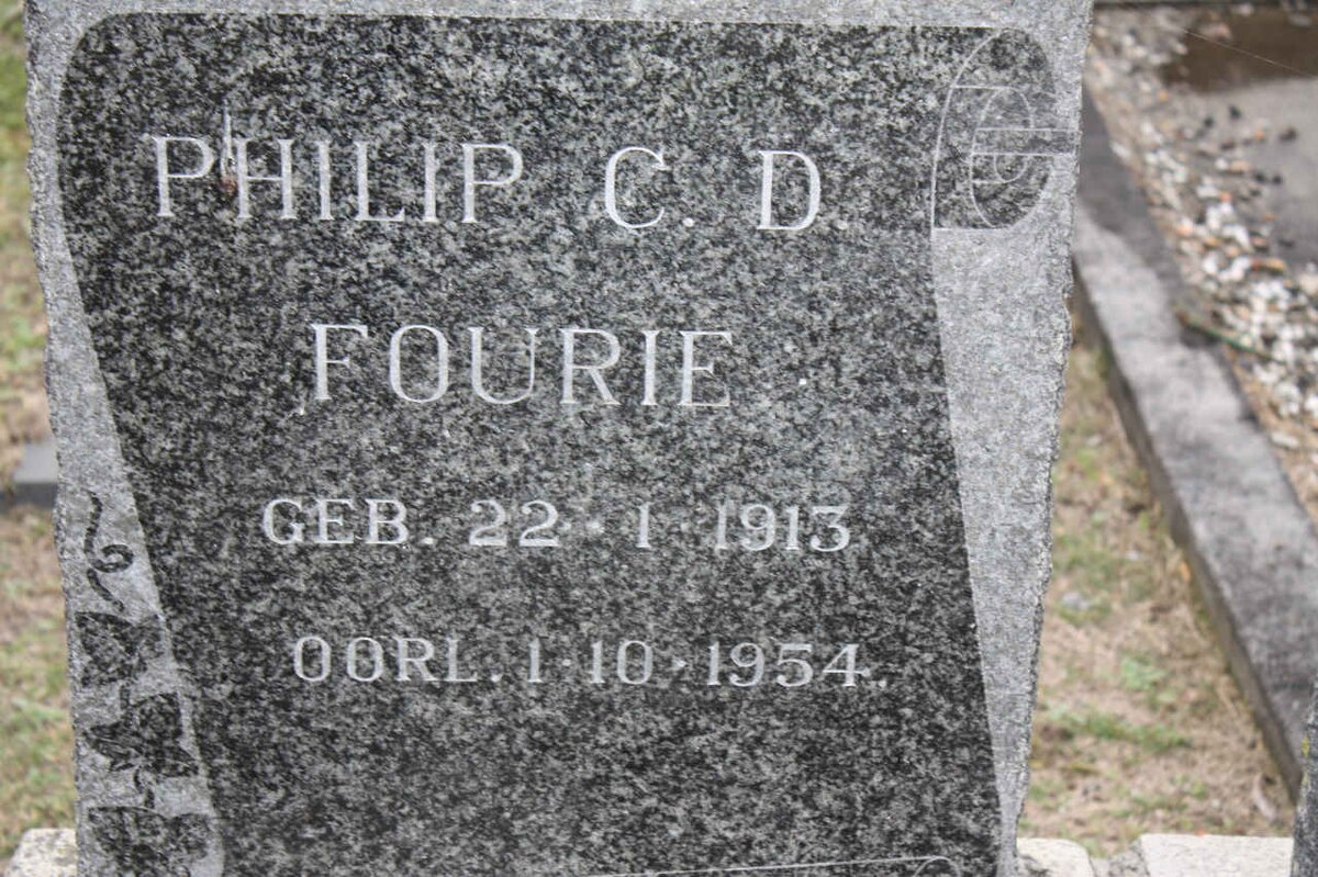 FOURIE Philip C.D. 1913-1954