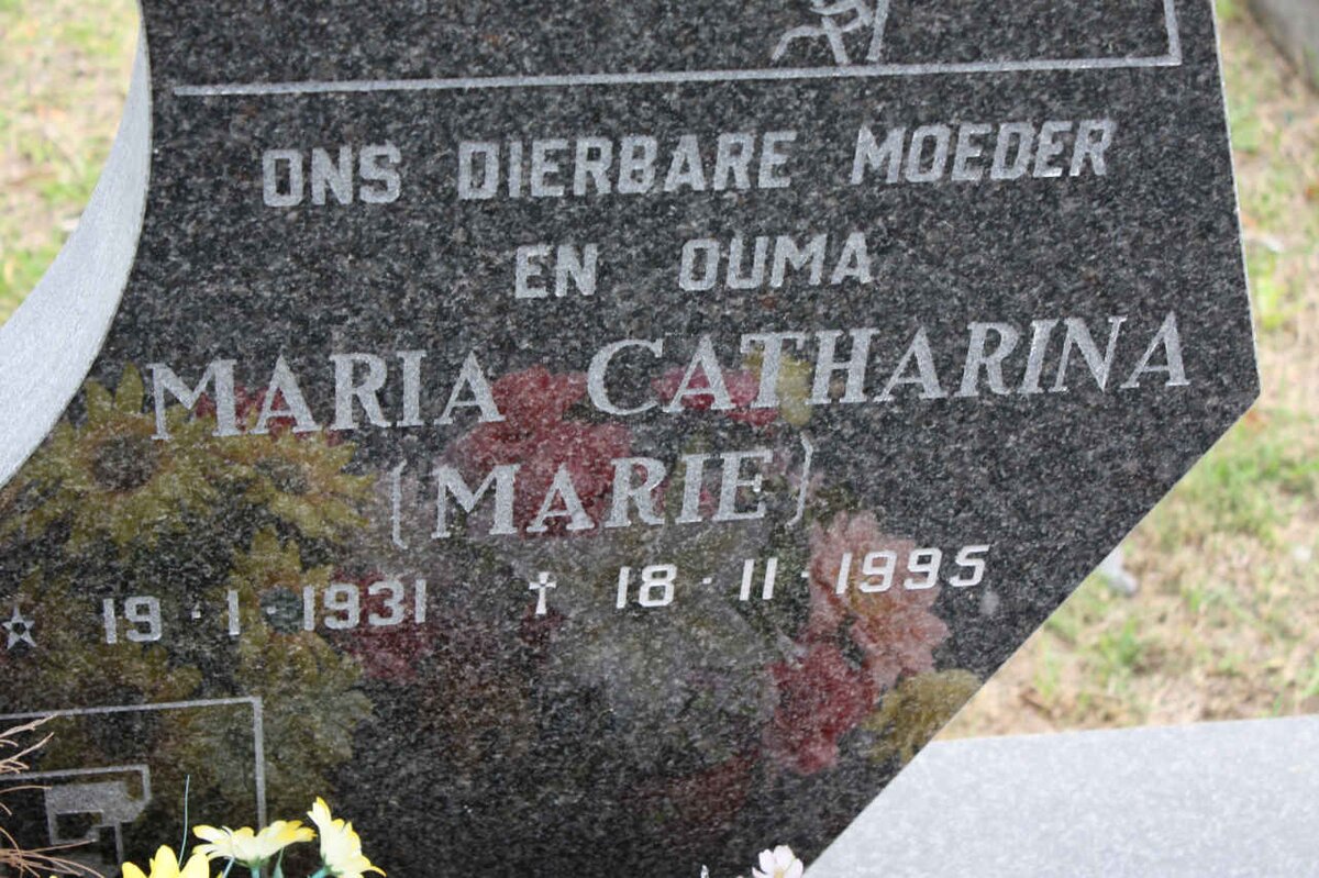 FOURIE Maria Catharina 1931-1995 