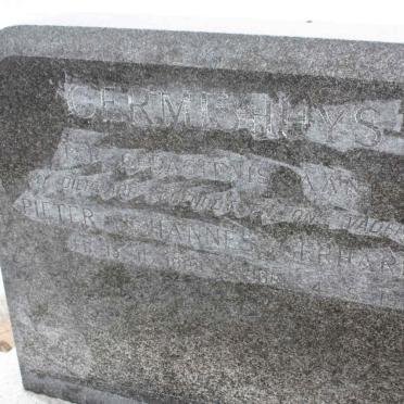 GERMISHUYS Pieter Johannes Gerhardus 1888-1972 