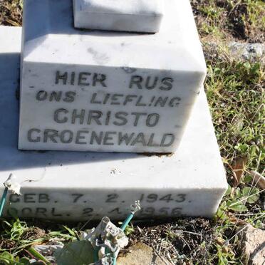 GROENEWALD Christo 1943-1956 