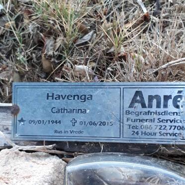 HAVENGA Catharina 1944-2015