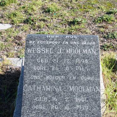 MOOLMAN Wessel J. 1898-1965 &amp; Catharina 1901-1979