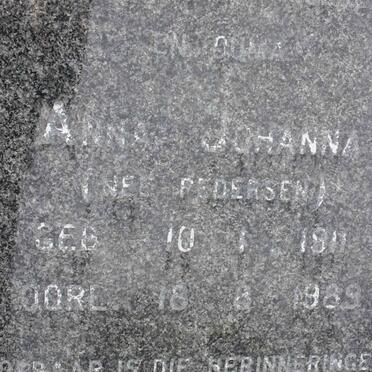NOWERS Harry Peter 1904-1987 &amp; Anna Johanna PEDERSEN 1911-1989