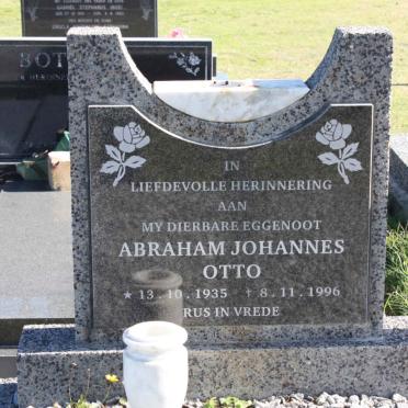 OTTO Abraham Johannes 1935-1996
