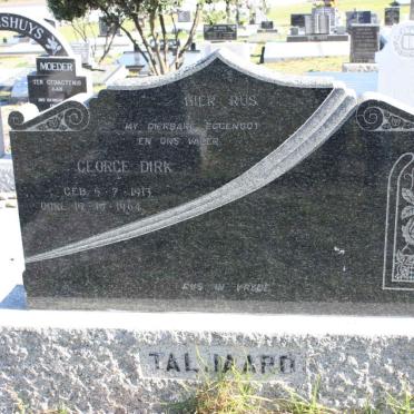 TALJAARD George Dirk 1913-1964