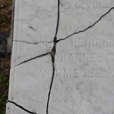 VERMEULEN Hans Hendrik Johannes 1899-1953 &amp; Susara Maria Isabella SWART 1903-1978