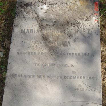 SCHULZ  Maria Selina nee BOLLER  185?-1895