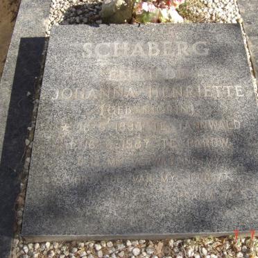 SCHABERG Elfriede Johanna Henriette nee NIGRIN 1898-1987