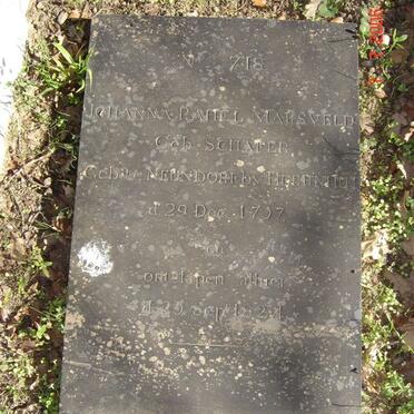 MARSVELD Johanna Rachel nee SCHAFER 1737-1824